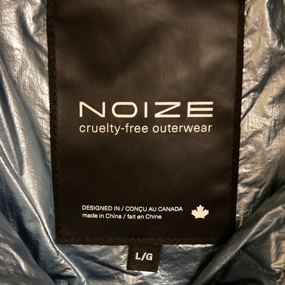 Noize Women's Shiny Gray/SilverPuffer Jacket - Picture 2 of 13